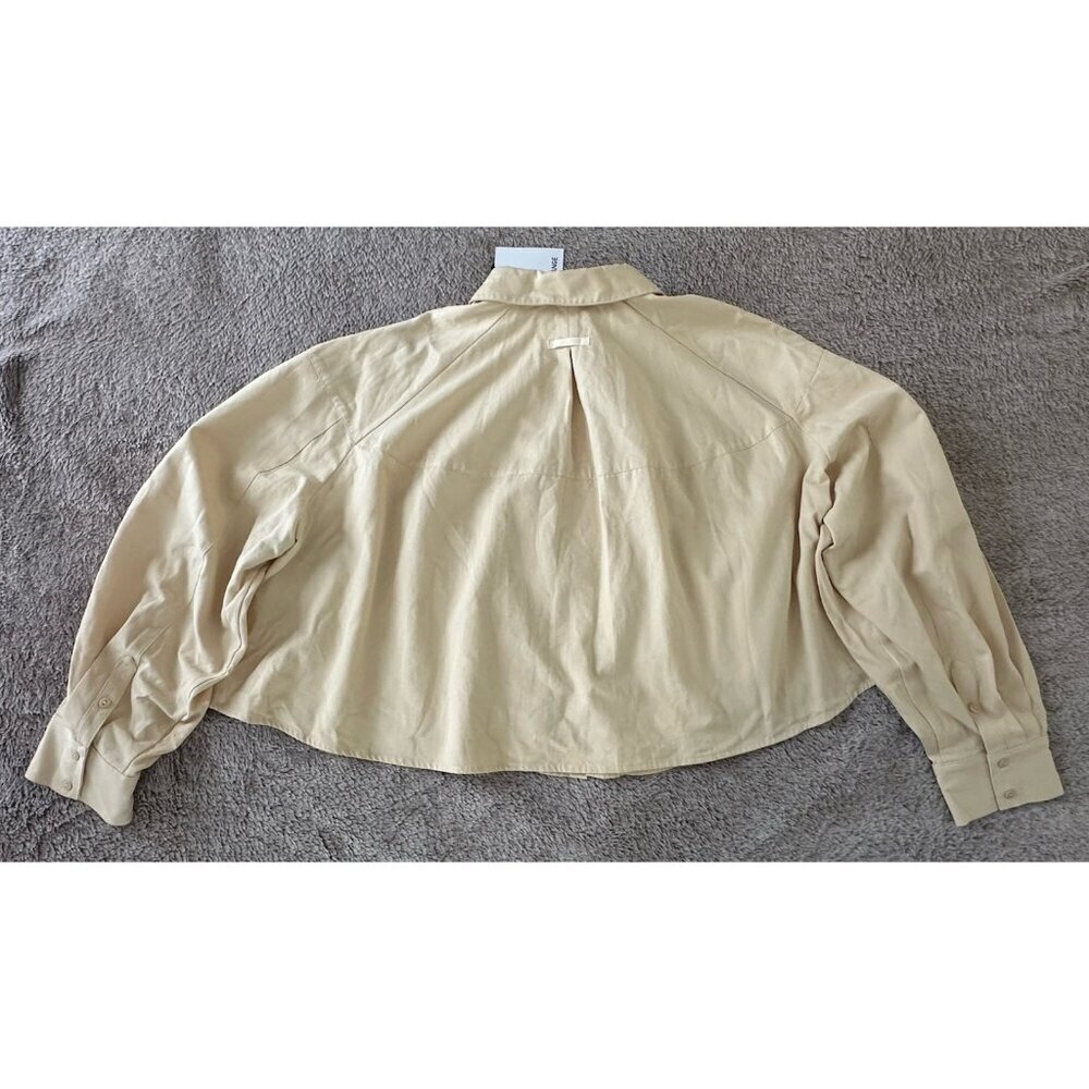 ARRANGE Curve Women’s structured boxy shirt in buttermilk Size 18 New - Picture 10 of 16